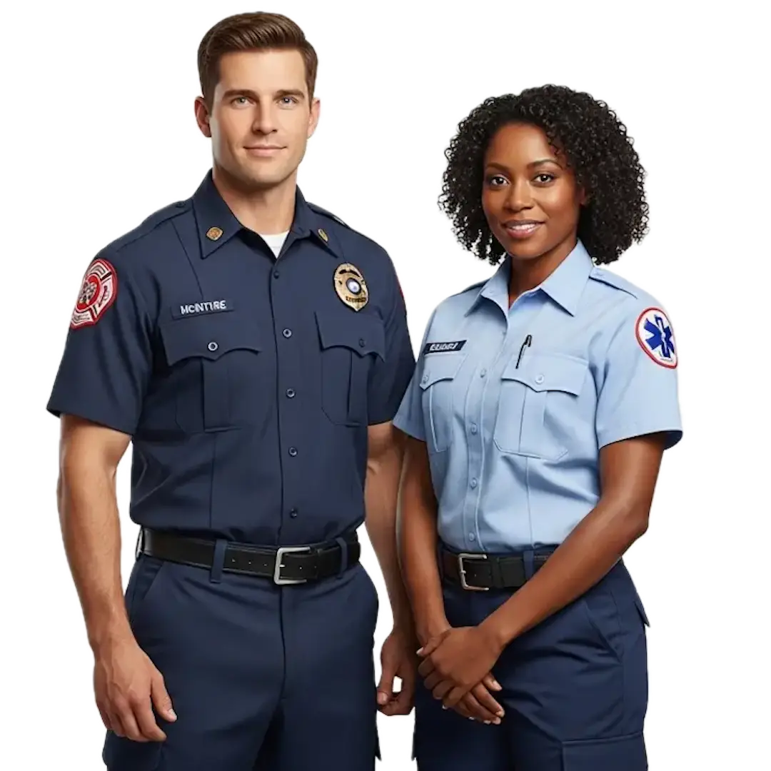 male firefighter female paramadic trans bg