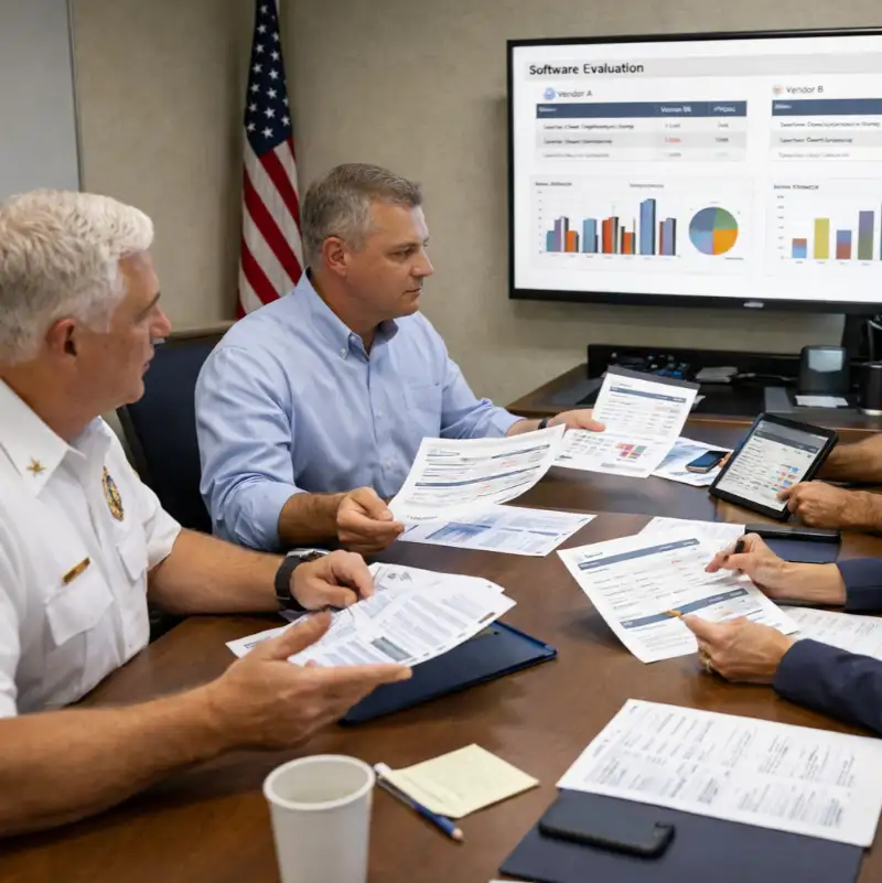fire department software procurement evaluation meeting